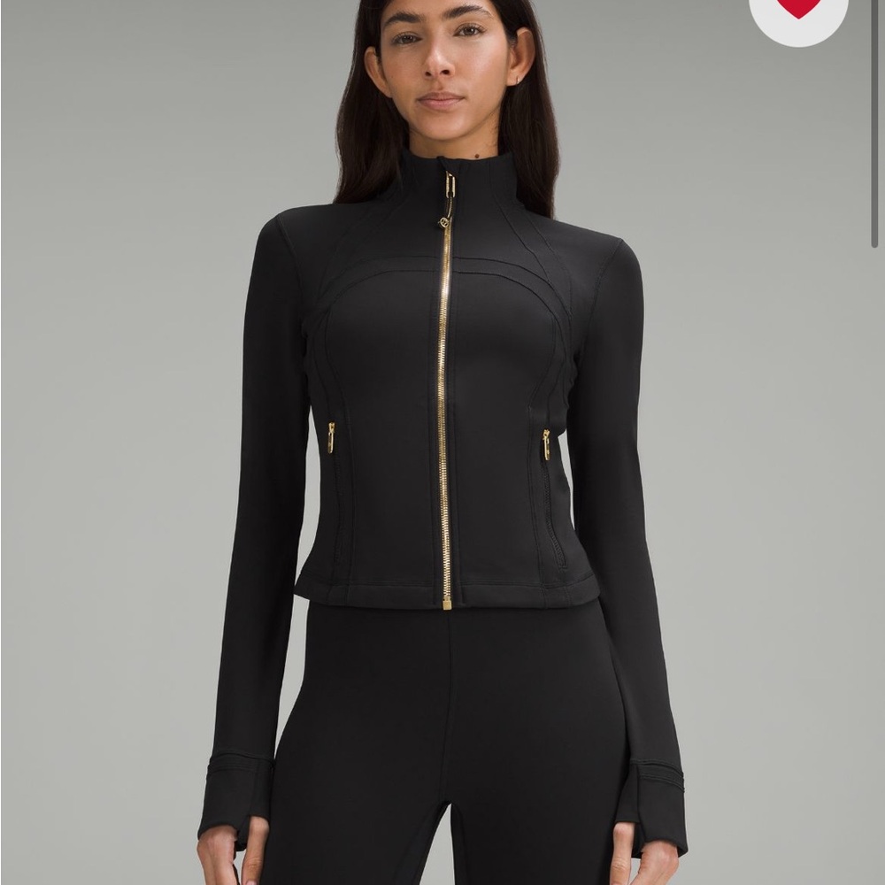 Lululemon Define Cropped Jacket Nulu Black/ Gold